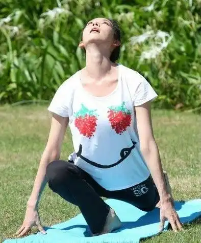 林志玲练高难度瑜珈:力与美的结合(图)