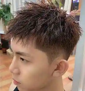 钢夹烫怎么烫好看图片男士钢夹烫发型效果图