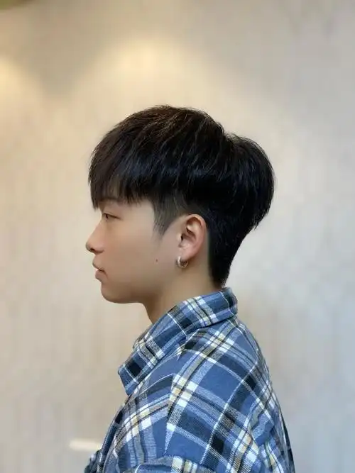 经典摩根碎盖,少年感免打理#男士发型#男