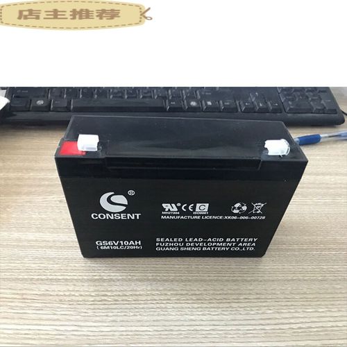 适用于于consent光盛蓄电池gs6v10ah 台秤精密仪器内置6v10安电瓶定制