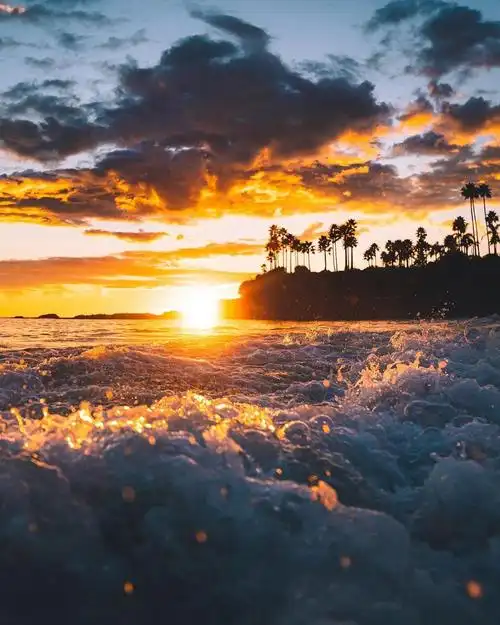 这波海边的黄昏什么水平? zt