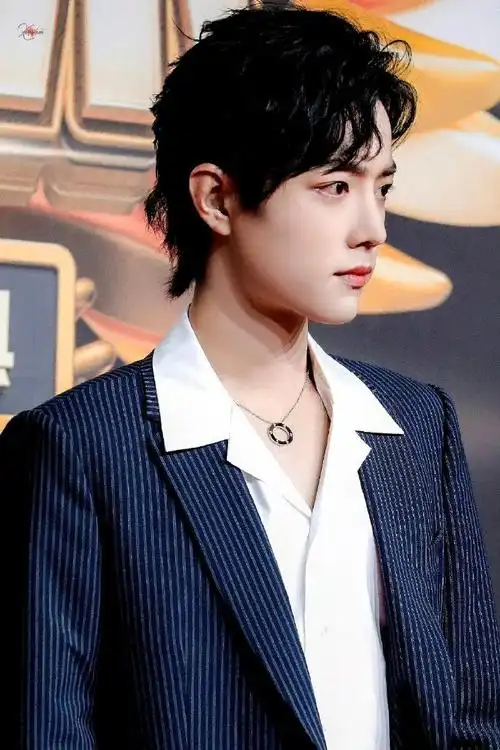 男明星狼尾发型