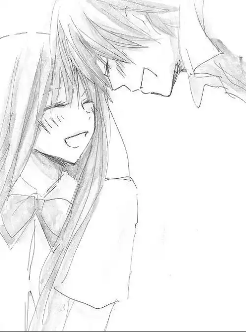 求一张情侣的动漫素描漂亮点我会尽快采纳