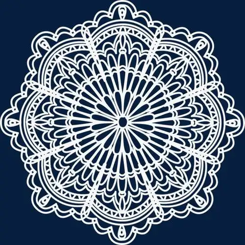 蕾丝花型图案