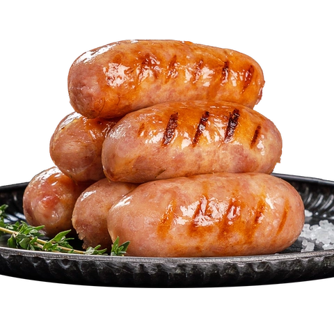 绝世原味黑椒地道肠火山石烤肠2斤台湾热狗纯肉烤肉肠台式新鲜