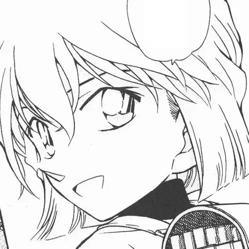 灰原哀#一波黑白漫画头像来袭,选一个你喜欢的换上吧!