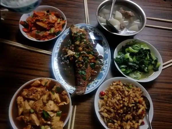 庐山cxj做的5菜1汤