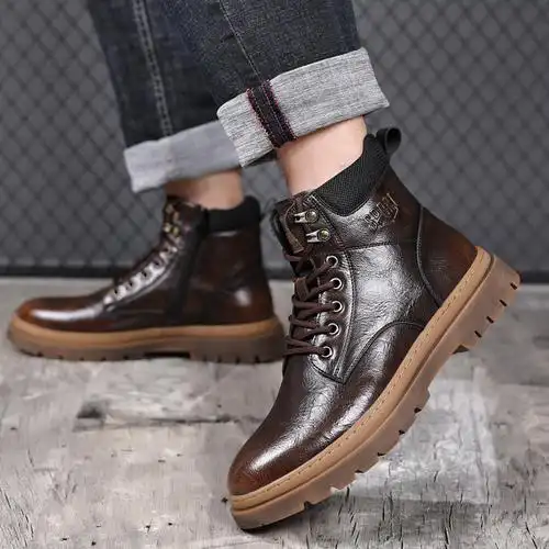 服装鞋帽>男鞋>男士皮靴>策霸(ceba)>策霸(ceba)741435064500男士皮靴