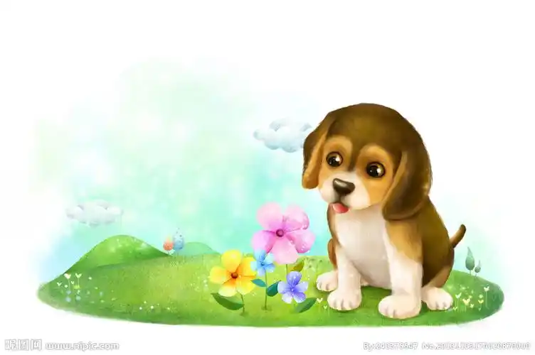 卡通狗图片
