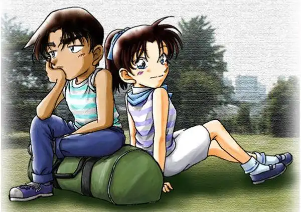 求名侦探柯南里情侣在一起的图片