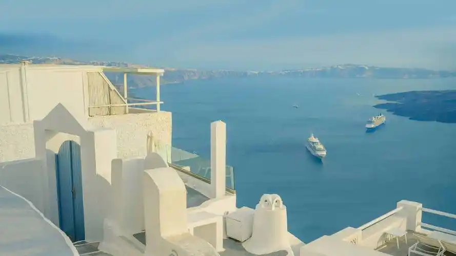 爱琴海 岛屿 4k 风景 - 壁纸爱好者