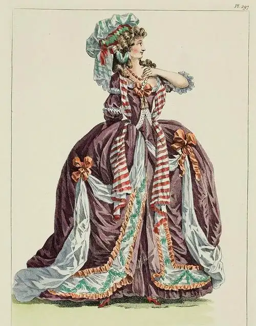 艺术欣赏18世纪的欧洲宫廷服装凸显巴洛克风格