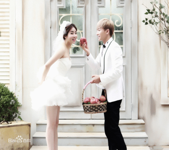 酒窝夫妇婚纱照(姜素拉 利特)