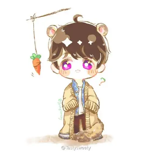 张艺兴动漫卡通手绘crtastysweety微博