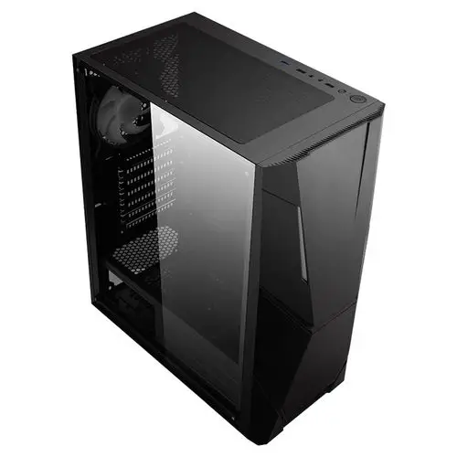 先马(sama)征途 中塔式游戏电脑主机箱 钢化玻璃侧透/支持atx主板240