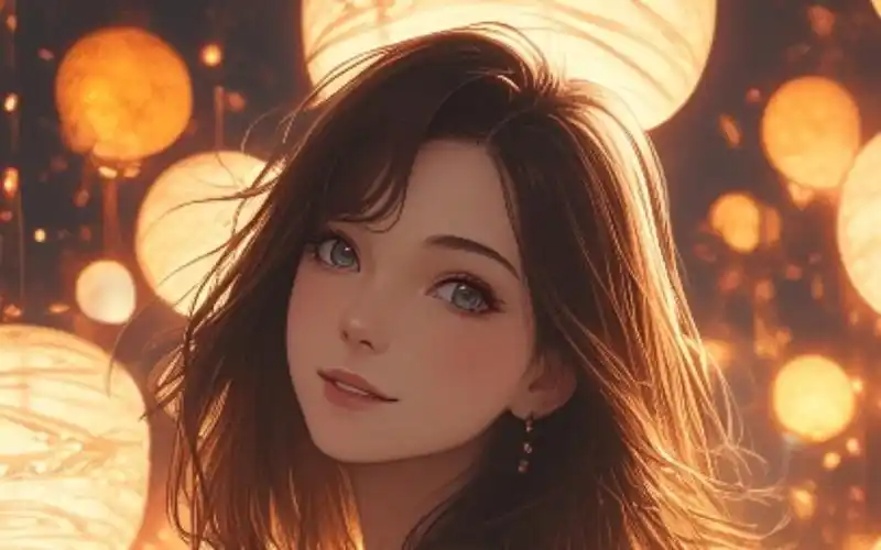 『ai 壁纸』动漫风格美女