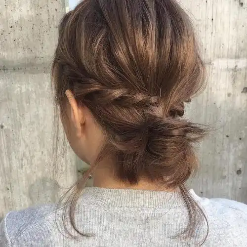 时尚女孩发型编发图片时尚个性编发图片