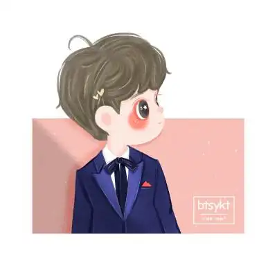 任嘉伦(国超)卡通 cr:白甜是一颗糖