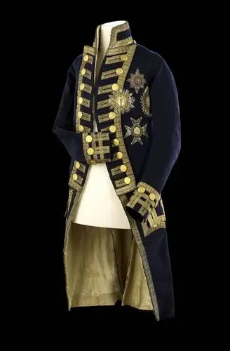 vice-admirals full dress coat belonging to lord nelson.