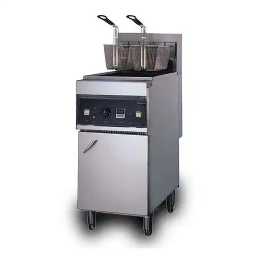 佳斯特商用用电炸炉单缸双筛落地式炸锅炸鸡翅薯条商用炸锅