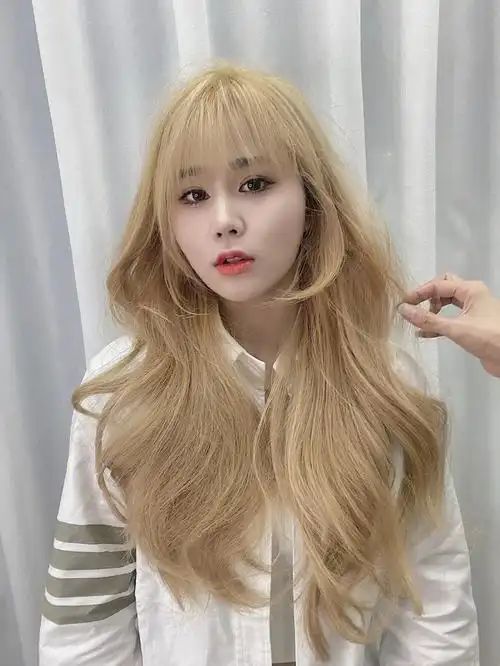 漂发潮色白金色