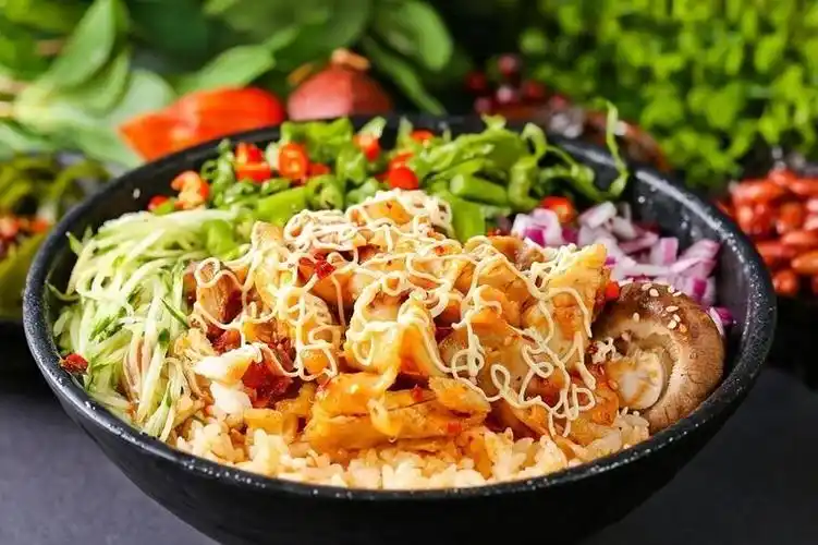 菏泽脆皮鸡饭哪里学脆皮鸡米饭外卖点餐率高