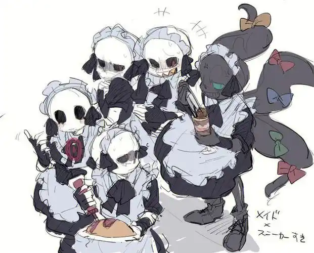 邪骨团的女仆装 猫耳