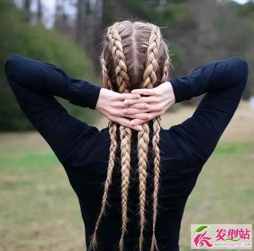 运动健身扎什么发型利落编发让你更帅气