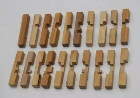 鲁班锁12根拼装步骤图综合12根拆拼方法