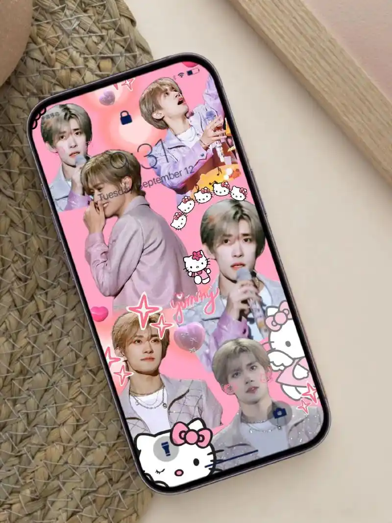 粉色玺好可爱,我要把这个壁纸焊在手机上.#易烊千玺绝美镜头