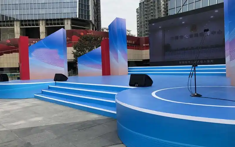 民盈国贸城-舞台舞美搭建