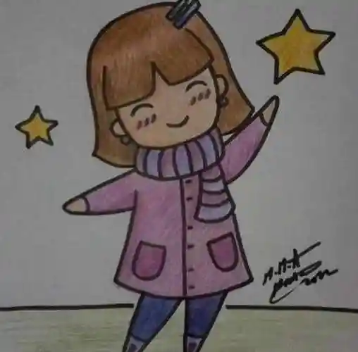 以下是小编分享给大家的儿童画人物画