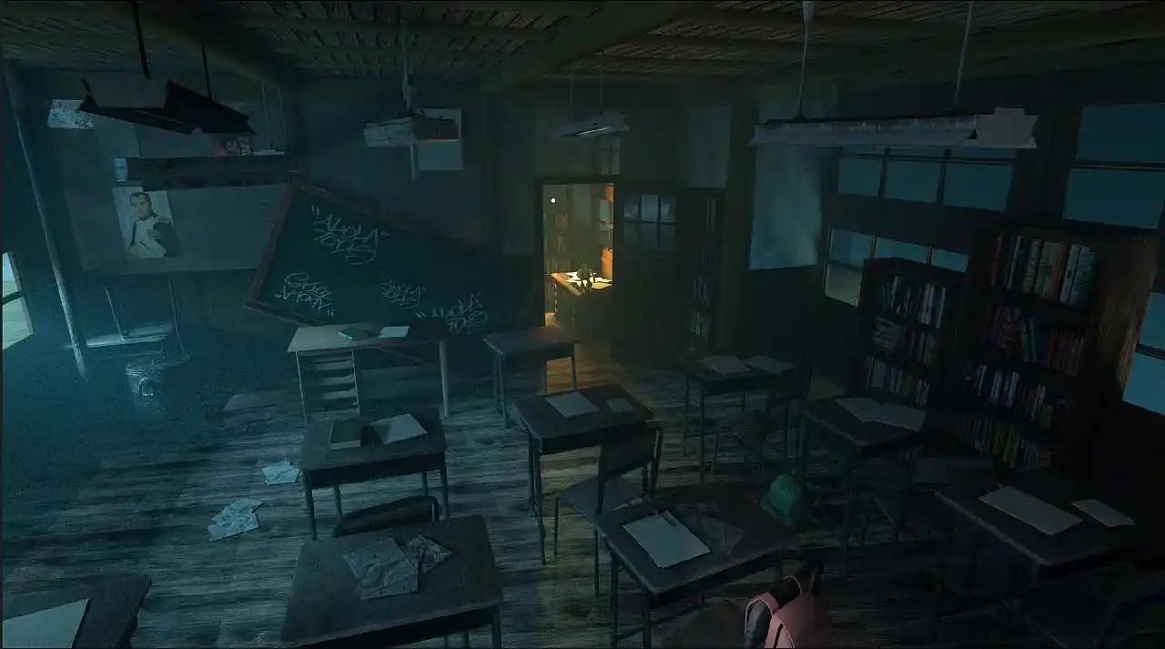 恐怖教室|插画|游戏原画|夏德德德德 - 临摹作品 - 站酷 (zcool)