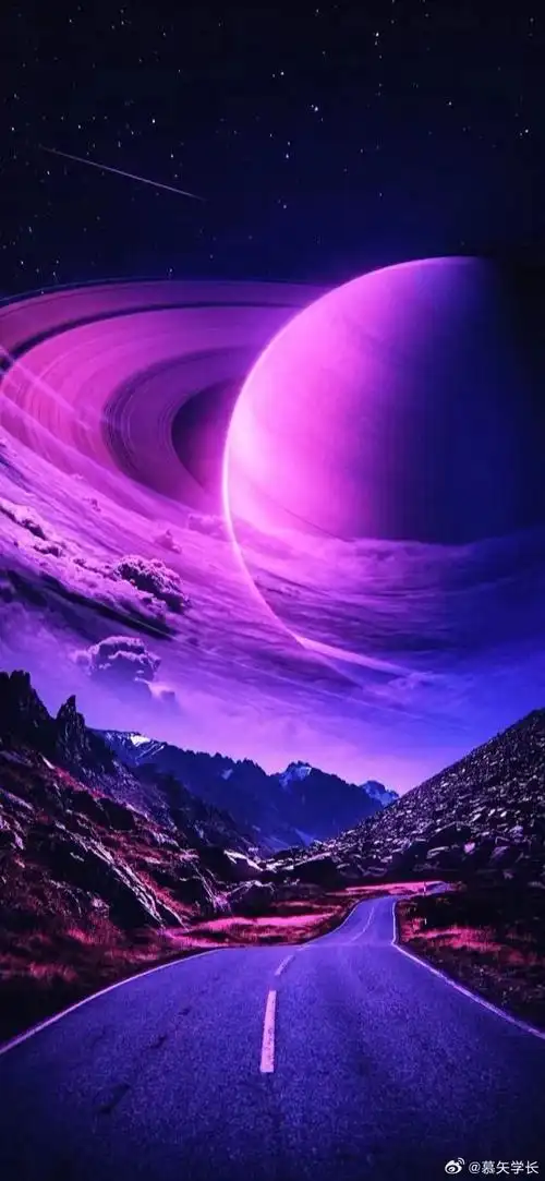 寂静夜空,银河垂挂,仿佛时光在宇宙的画卷上流转,唤起心中无限遐想.