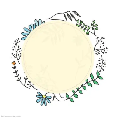 可爱手绘边框装饰素材