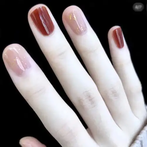 春夏手工孕妇新娘显白纯色指甲香芋成品美甲美甲工具