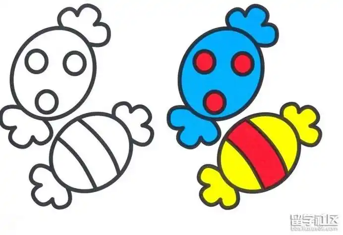 幼儿园简笔画可爱的图案