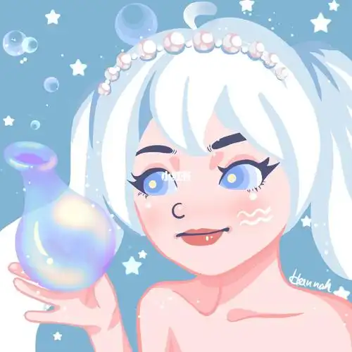 十二星座卡通头像之水瓶座74