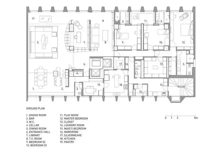 380㎡大平层老房改造成超个性设计