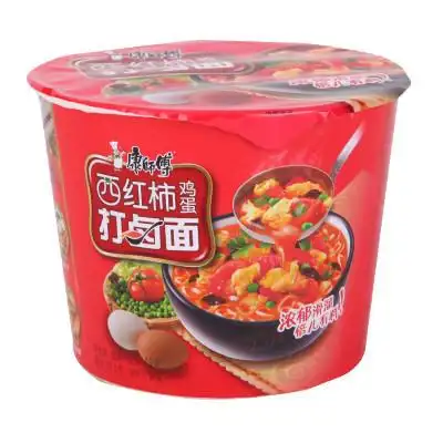 109g12桶康师傅西红柿打卤桶面