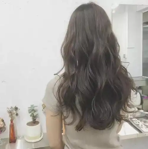 纹理烫中长发烫发,微卷设计美出新高度