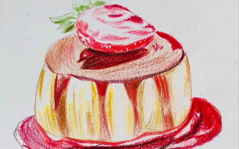 【彩铅手绘】可可爱爱小布丁