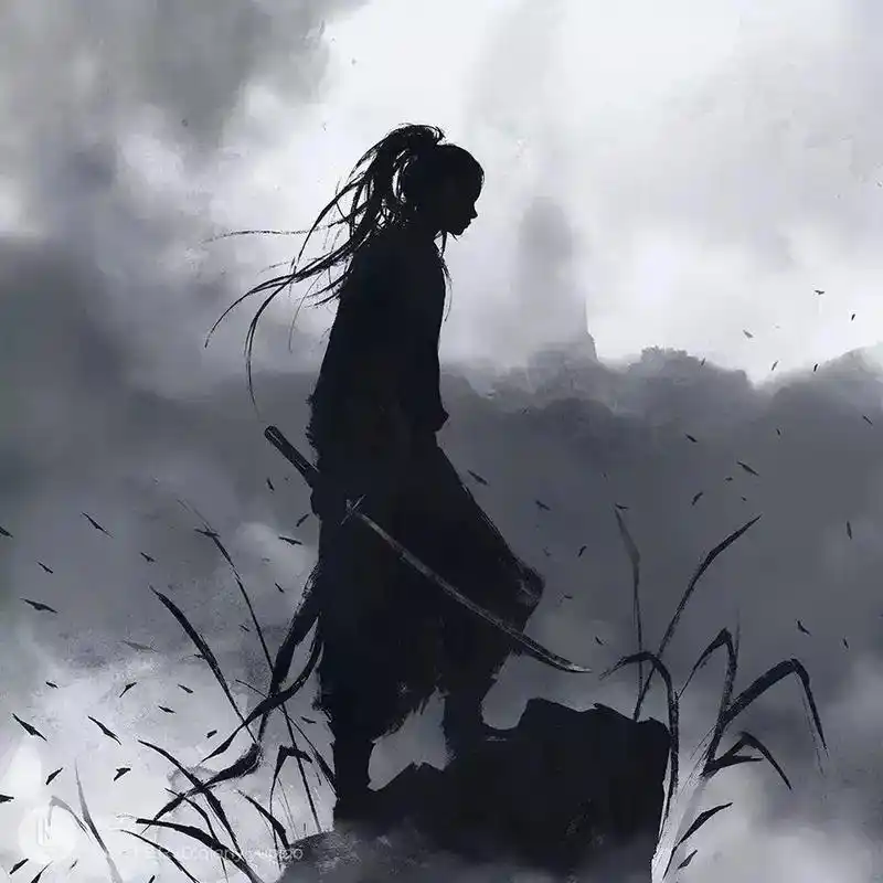 这组头像超有感觉,孤独感拉满了,古风男漫头,古风背影侠客 - 抖音