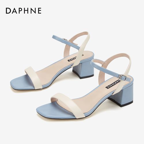 达芙妮中跟女凉鞋