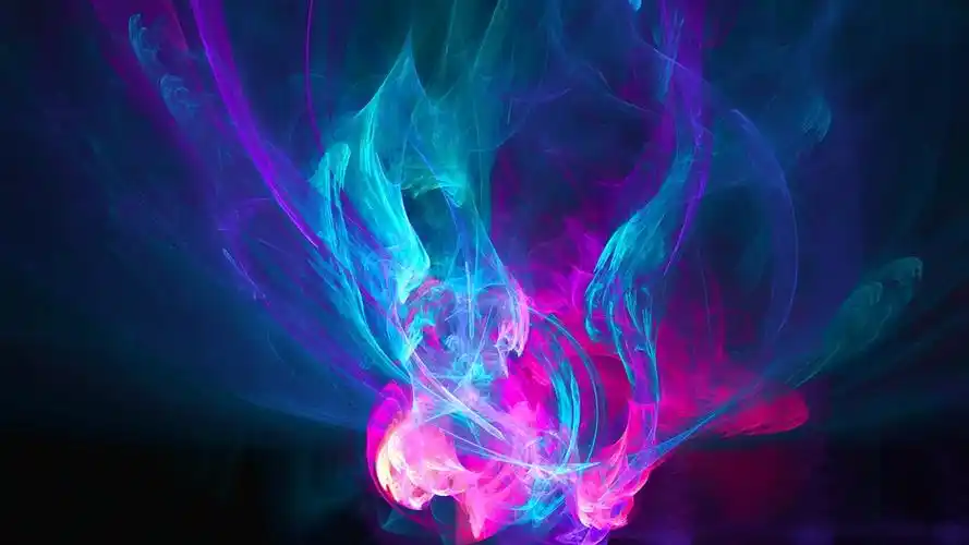 抽象浅粉色蓝紫色图案设计主题高清壁纸