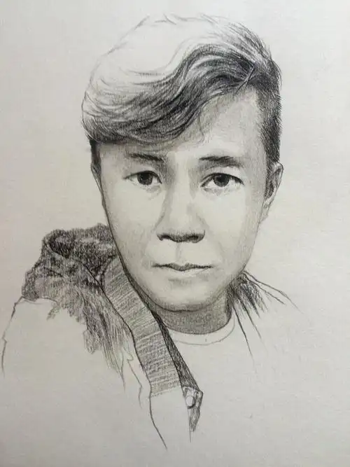 素描肖像头像简绘