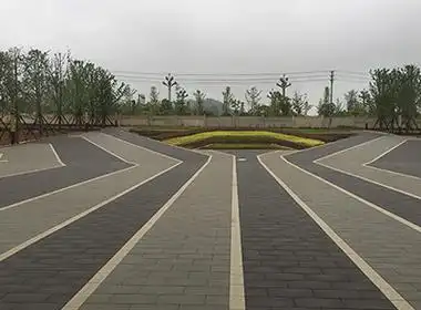 负离子通体大理石瓷砖-新型环保透水砖-生态地铺石-淄博科汇陶瓷科技