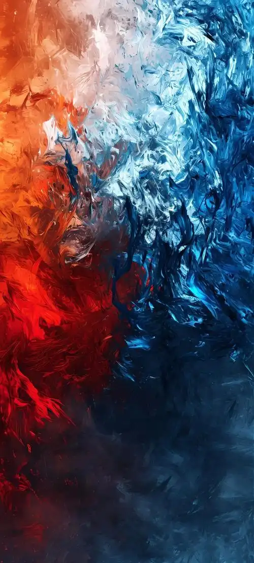 壁纸以简洁明快的设计和舒适色彩为特点,适合全面屏显示,满足个性化和