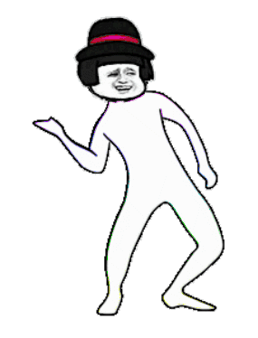 蘑菇头戴帽子跳舞