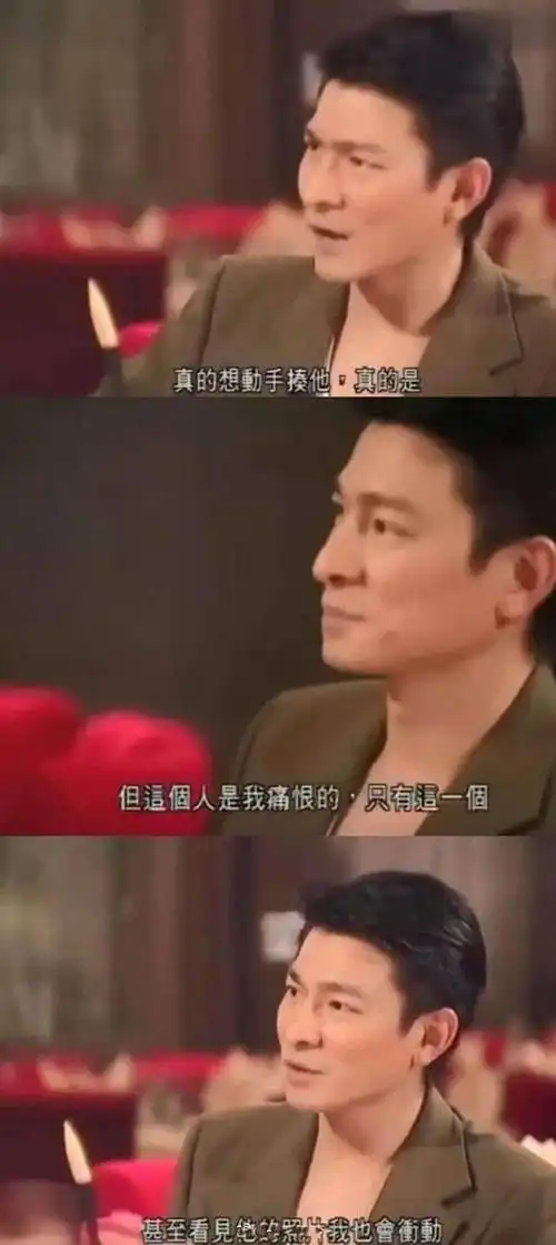 刘德华回顾我一生帮助过很多人但是有一个人看见他就想揍